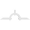 Ekena Millwork Ericson Architectural Grade PVC Gable Bracket, 72"W x 24"H x 4"D x 4"F, 8/12 Pitch GBP072X24X0404ERI00 - alternate 5